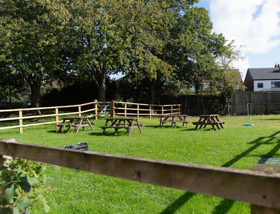 Private garden for pupils in the Resourced Provision